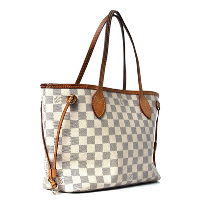 Louis Vuitton Damier Azur Neverfull PM 2 of 4