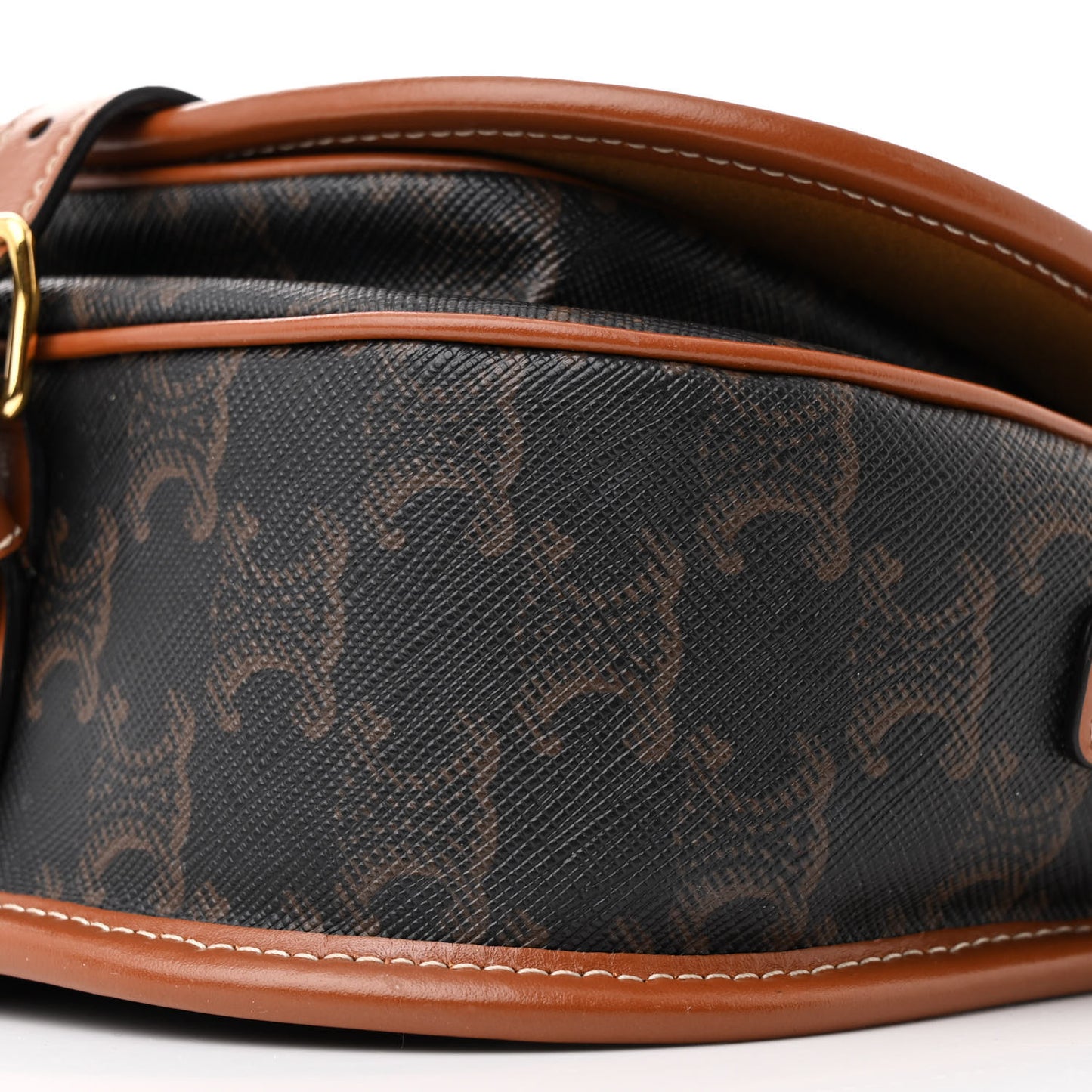 Triomphe Canvas Folco Bag Tan