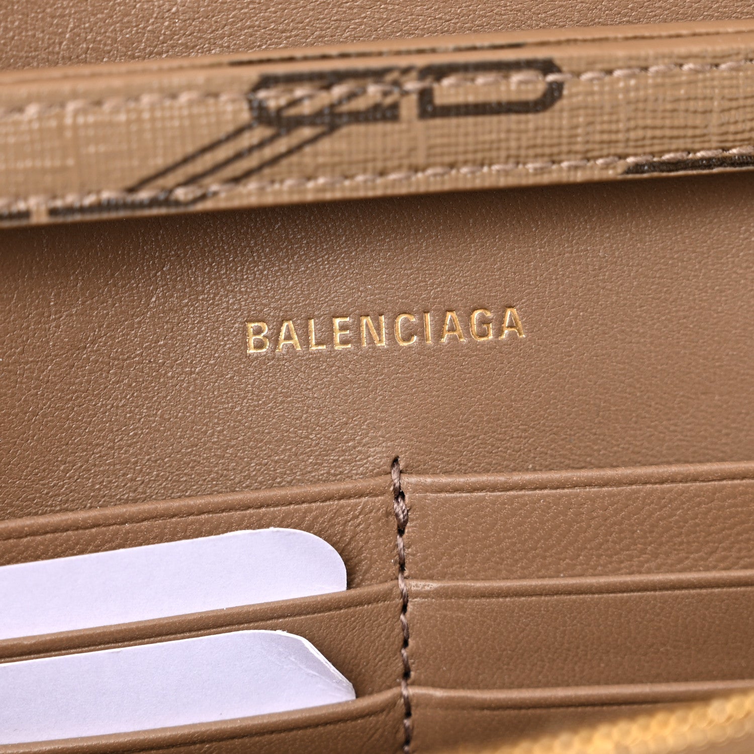 Balenciaga Coated Canvas BB Monogram Hourglass Chain Bag Beige Brown 6 of 9