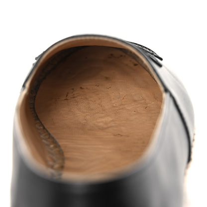 Chanel Lambskin CC Espadrilles 38 Black 10 of 10
