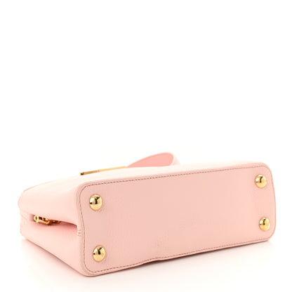 Louis Vuitton Taurillon Resin Murano Capucines BB Rose Jasmin 4 of 11