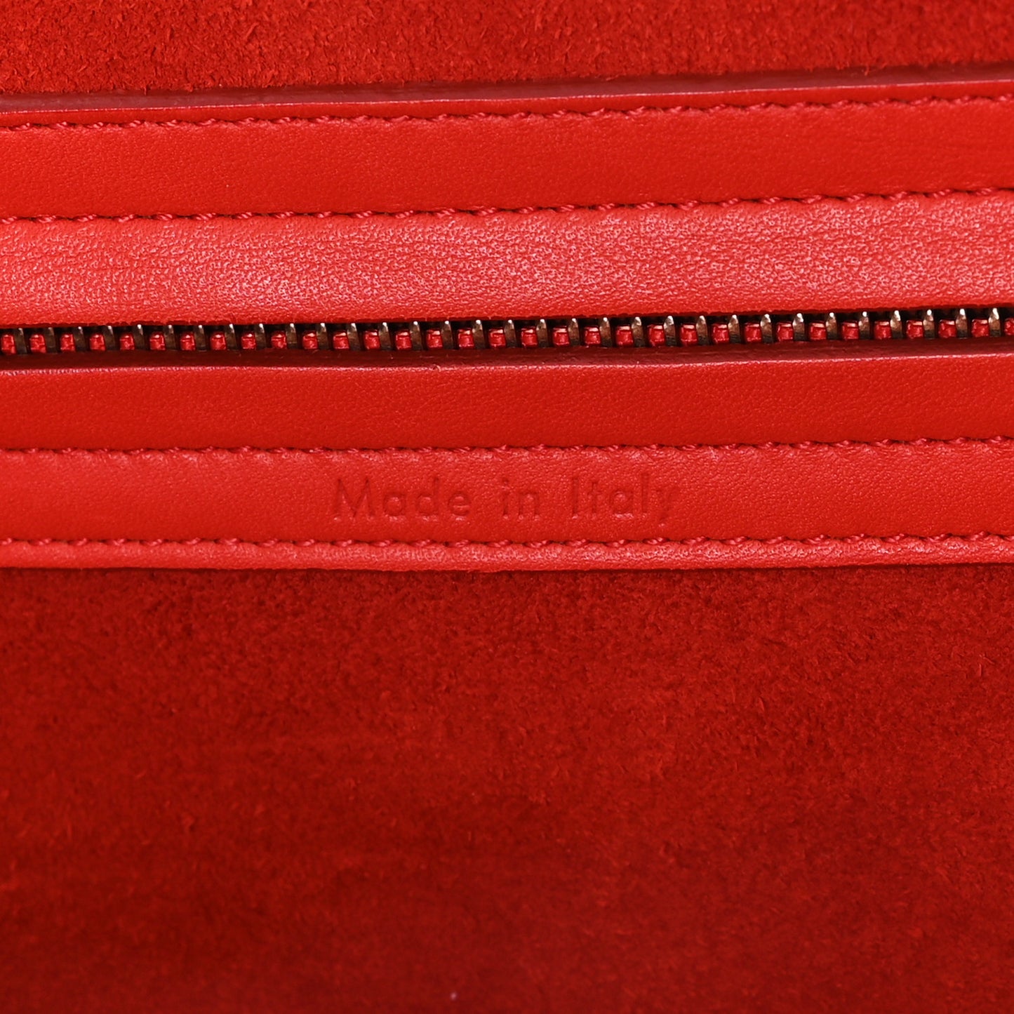 Supple Calfskin Medium Phantom Luggage Vermillion