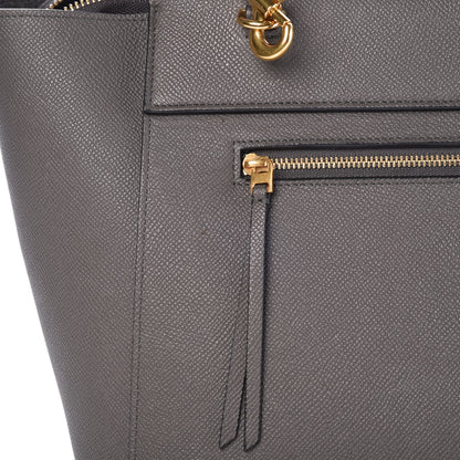 Celine Grained Calfskin Mini Belt Bag Grey 14 of 17