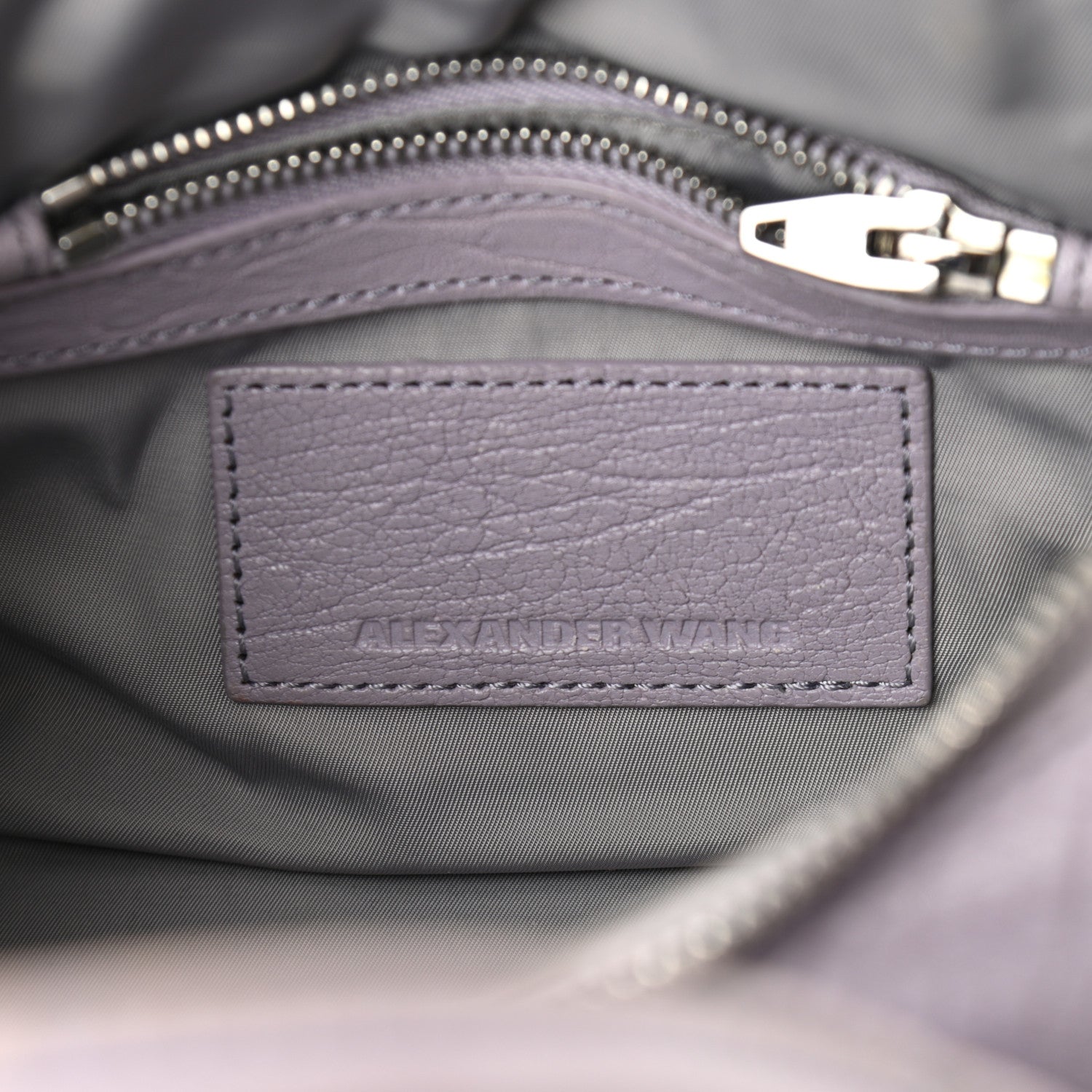 Alexander Wang Pebbled Lambskin Mini Rockie Lavender Rodhium Hardware 6 of 21