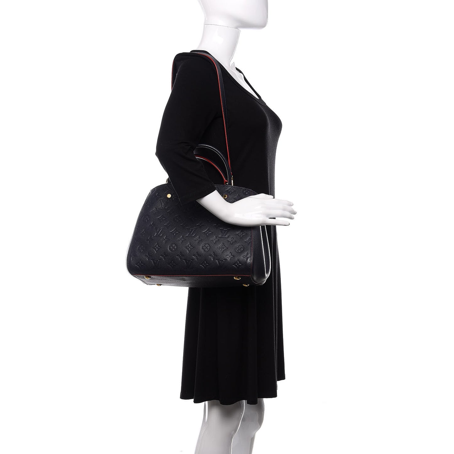 Empreinte Montaigne MM Marine Rouge