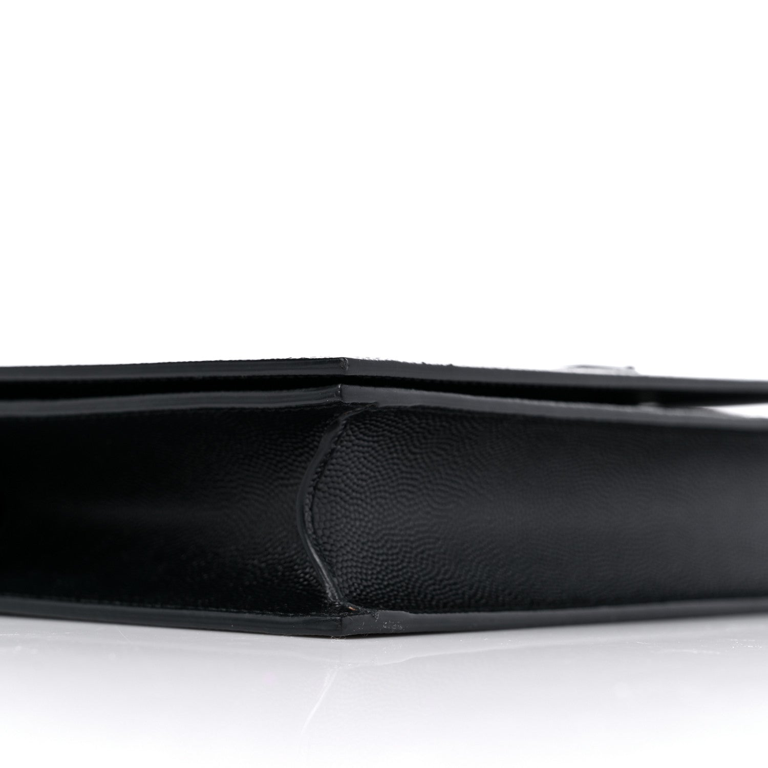 Saint Laurent Grain De Poudre Classic Monogram Kate Clutch Black 10 of 12