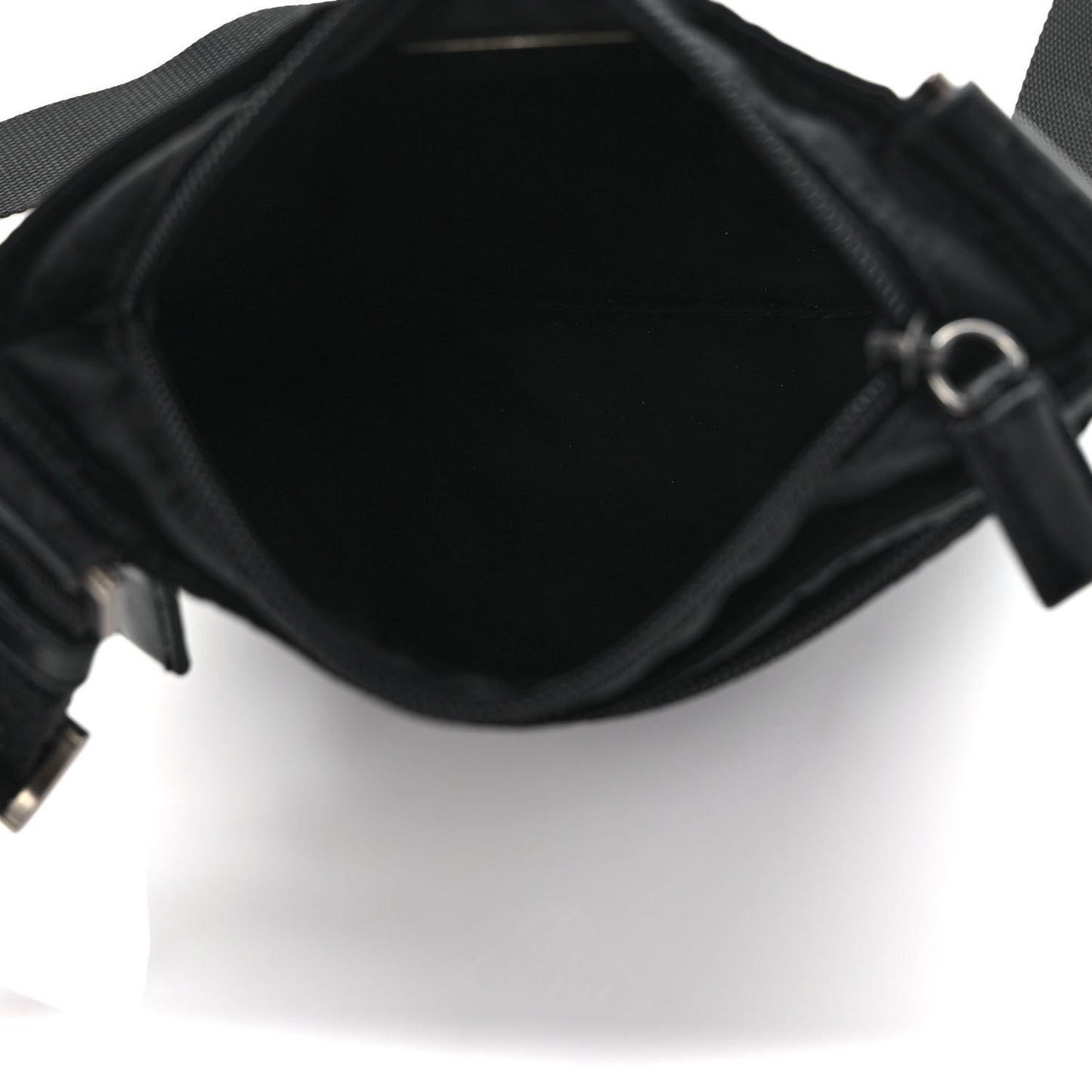 Tessuto Nylon Crossbody Bag Black