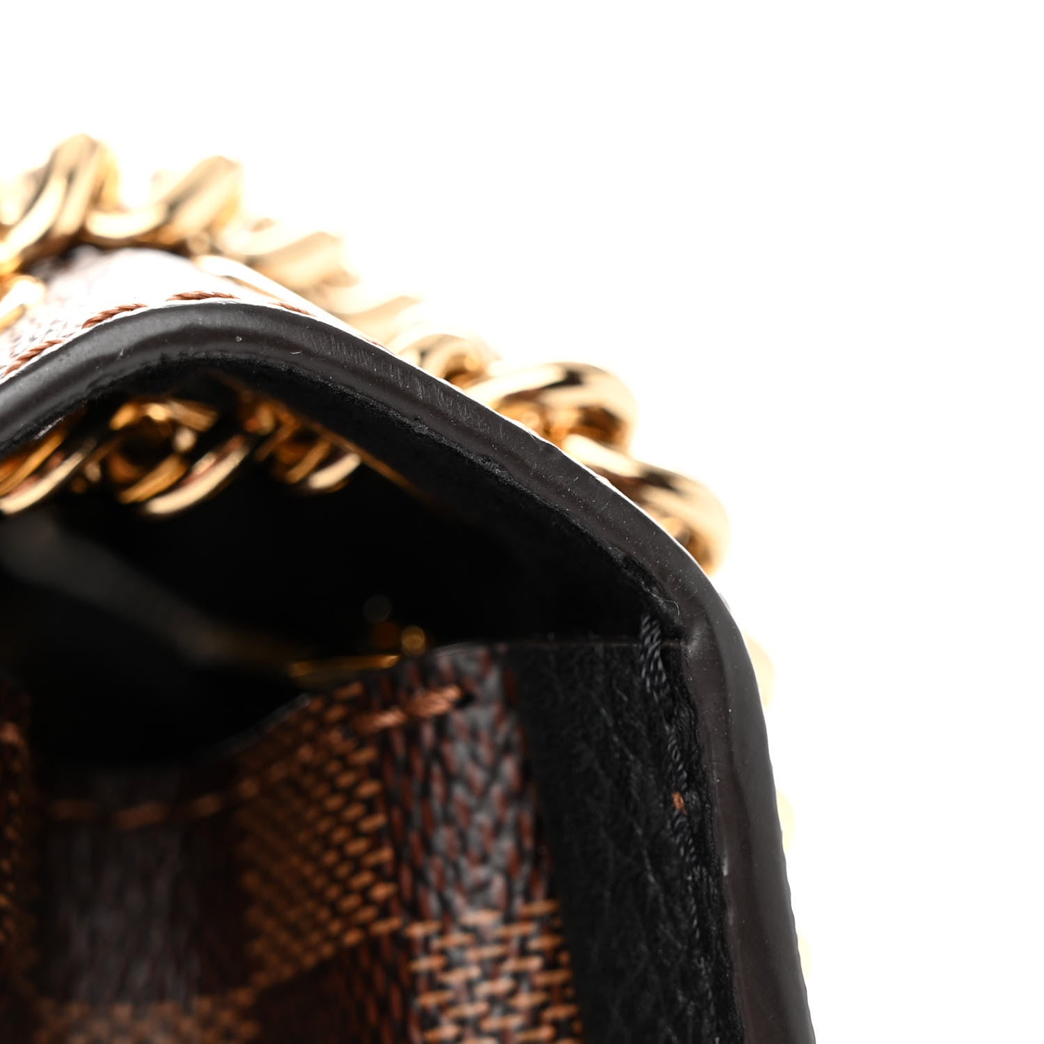 Louis Vuitton Damier Ebene Cuir Taurillon Wight Black 11 of 11