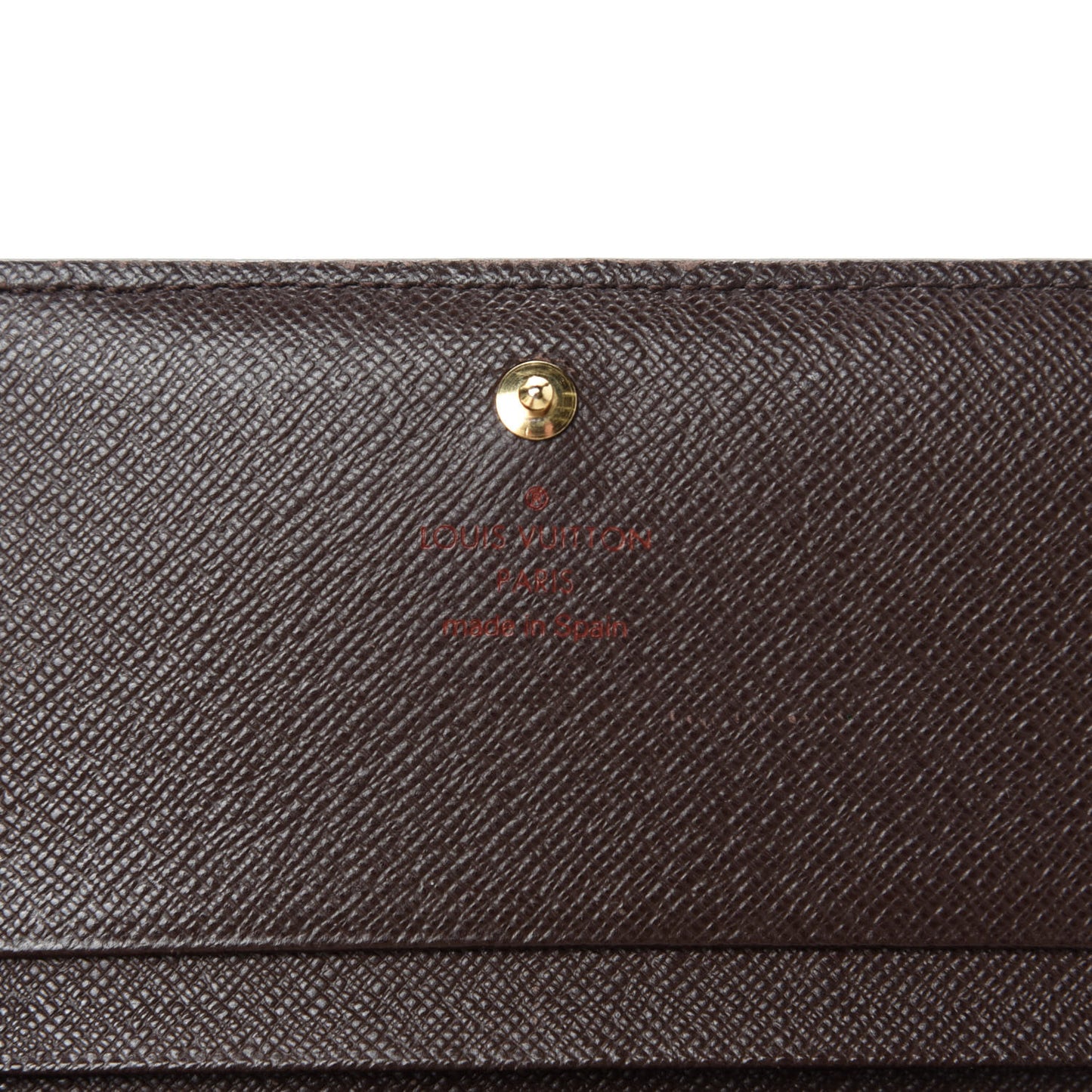 Damier Ebene Porte-Monnaie Billets Tresor Wallet
