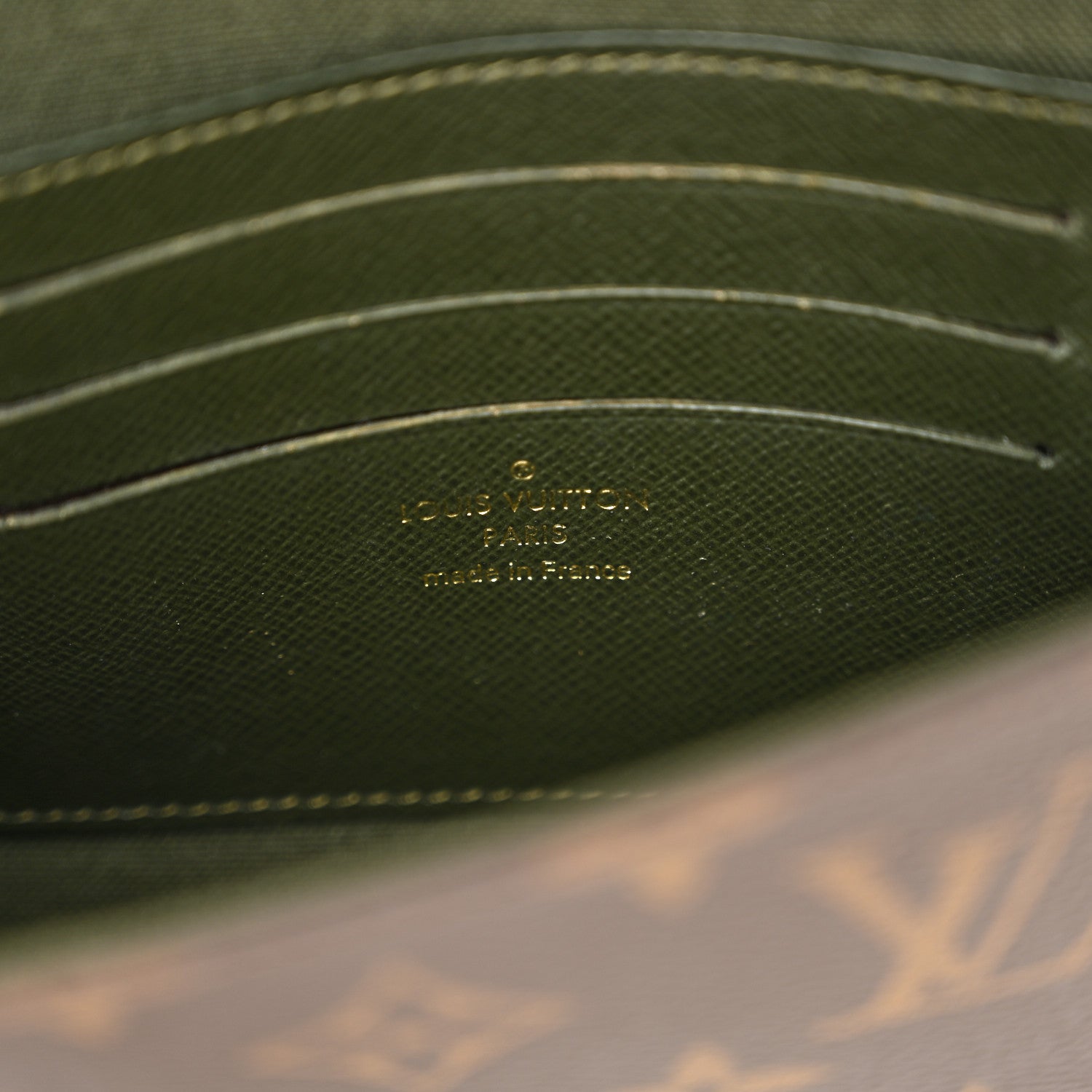 Louis Vuitton Monogram Felicie Strap & Go Kaki 6 of 9