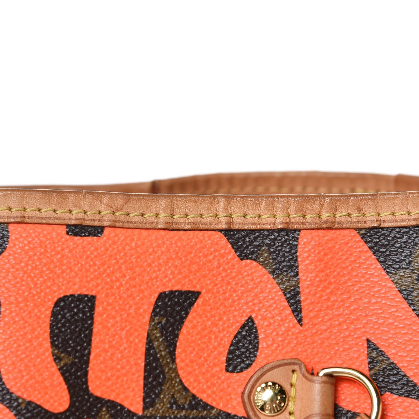Monogram Graffiti Neverfull GM Orange