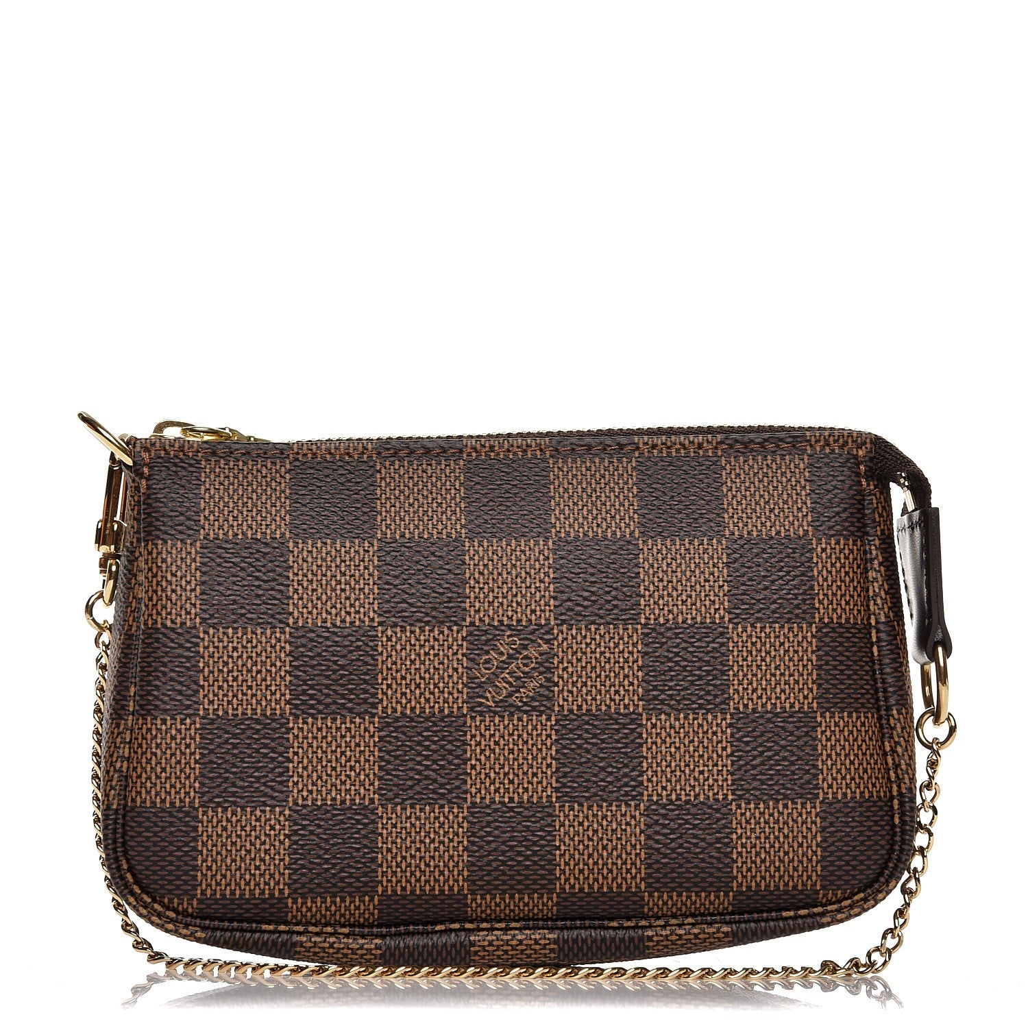Louis Vuitton Damier Ebene Mini Pochette Accessories 1 of 8