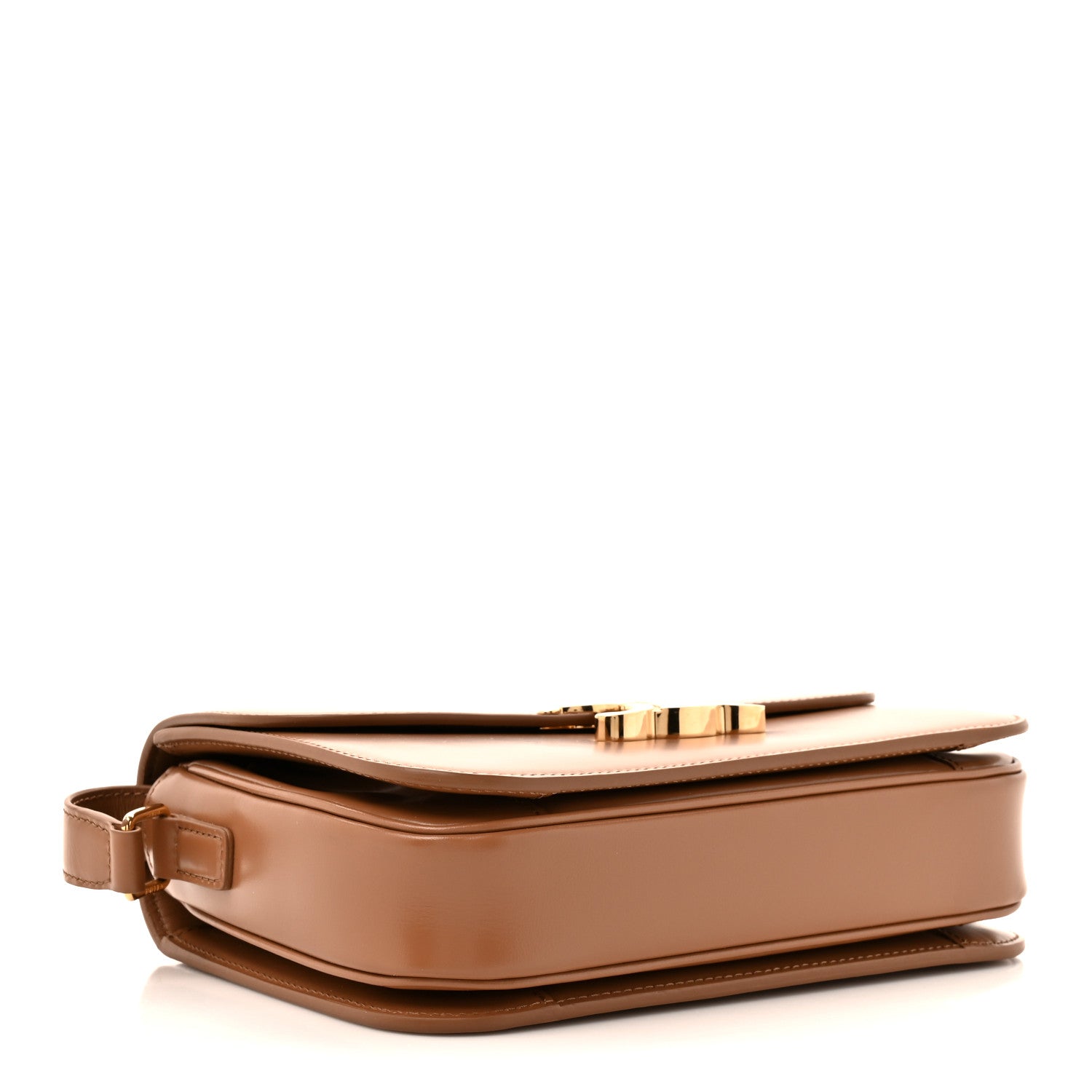 Celine Shiny Calfskin Medium Triomphe Bronze 4 of 15