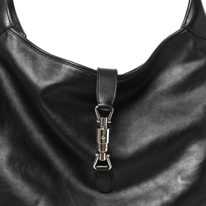 Gucci Calfskin Large Jackie 1961 Shoulder Bag Black 7 of 10