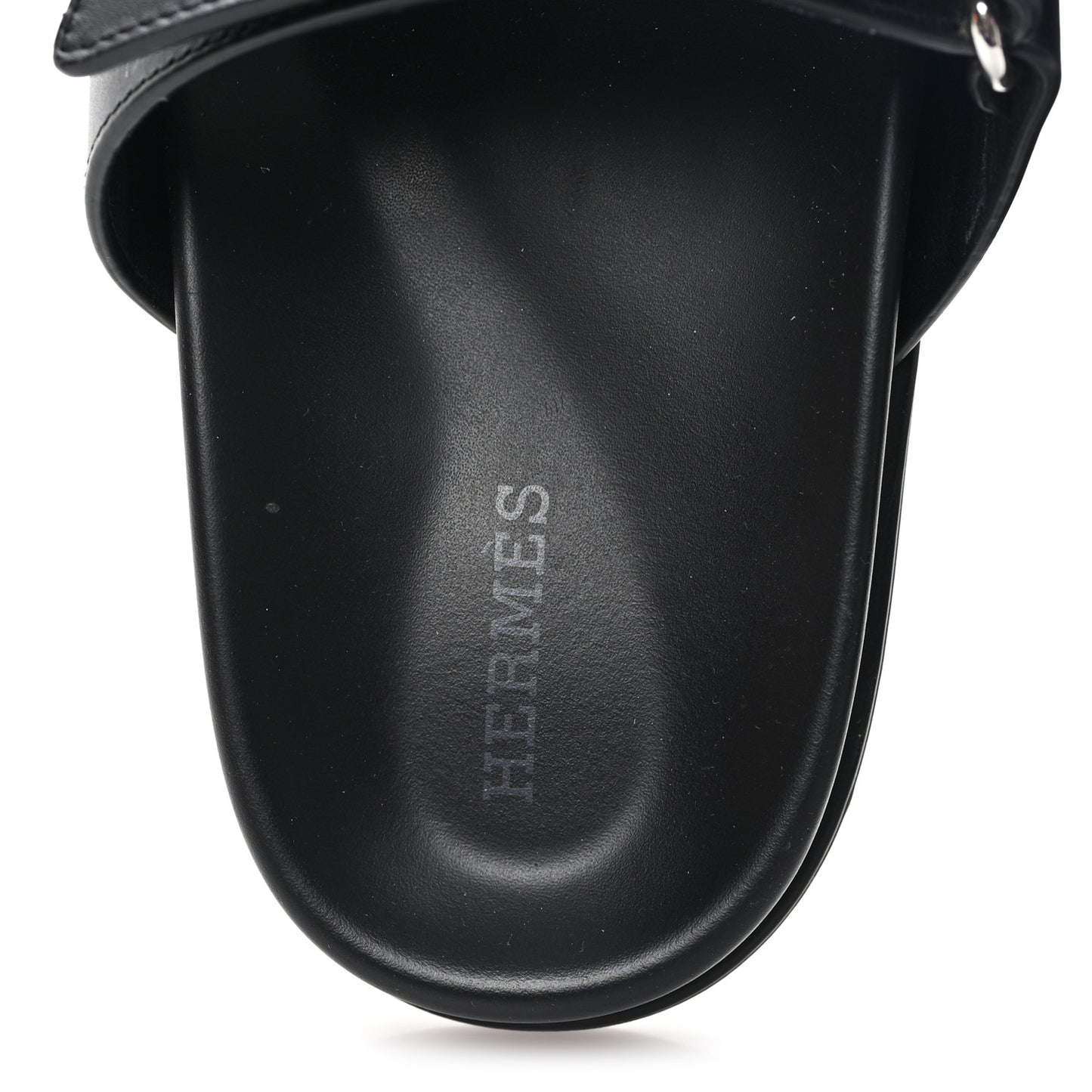 Calfskin Womens Chypre Sandals 37.5 Black