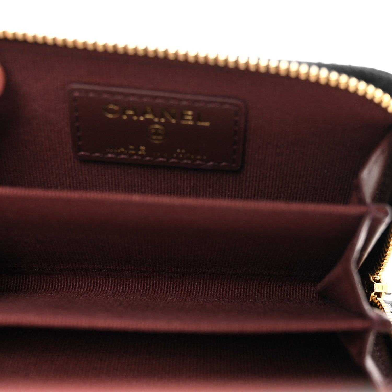 Chanel Caviar Quilted Zip Coin Purse Black 5 of 8