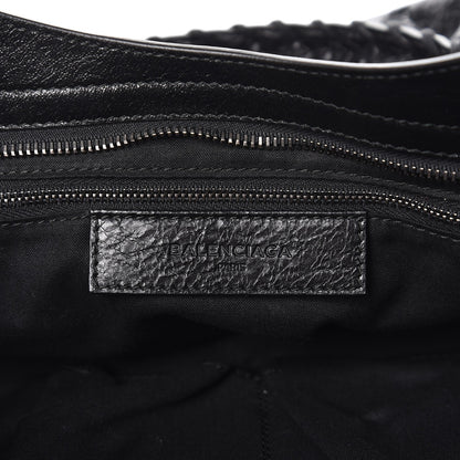 Balenciaga Agneau Silver Metallic Edge Hardware City Black 6 of 8