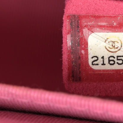 Chanel Lambskin Crochet Embroidered Mini Flap Pink 7 of 14