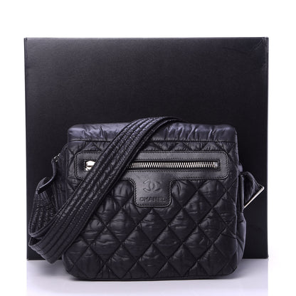 Chanel Nylon Small Coco Cocoon Messenger Bag Black 12 of 12