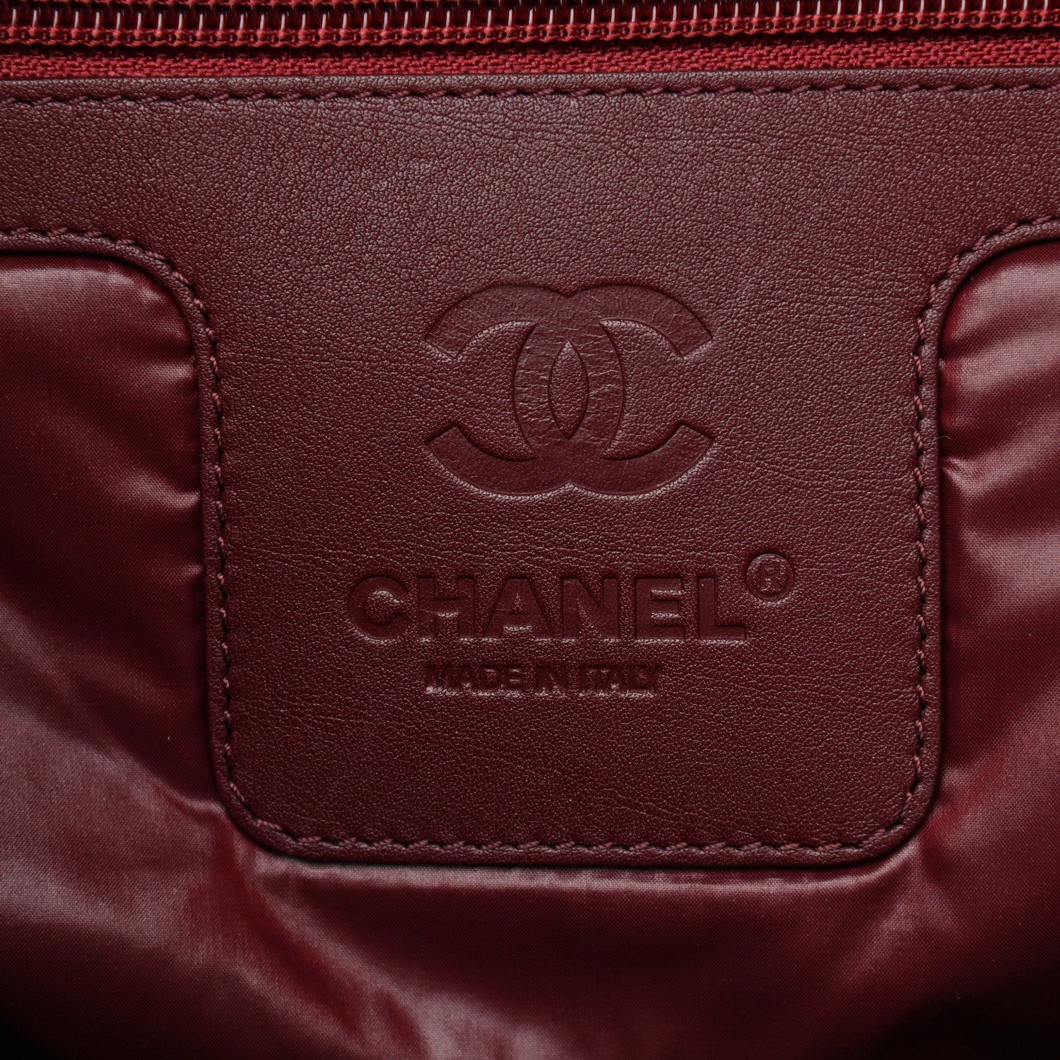 Chanel Nylon Quilted Coco Cocoon Backpack Black 6 of 9