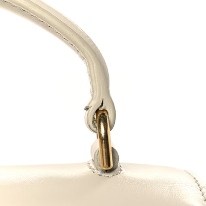 Celine Satinated Calfskin Mini 16 Top Handle Bag White 11 of 11