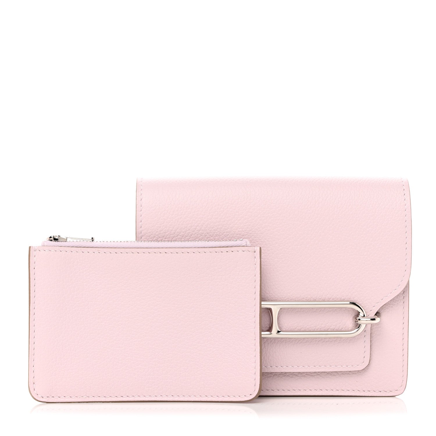 Hermes Evercolor Roulis Slim Wallet Mauve Pale 1 of 9