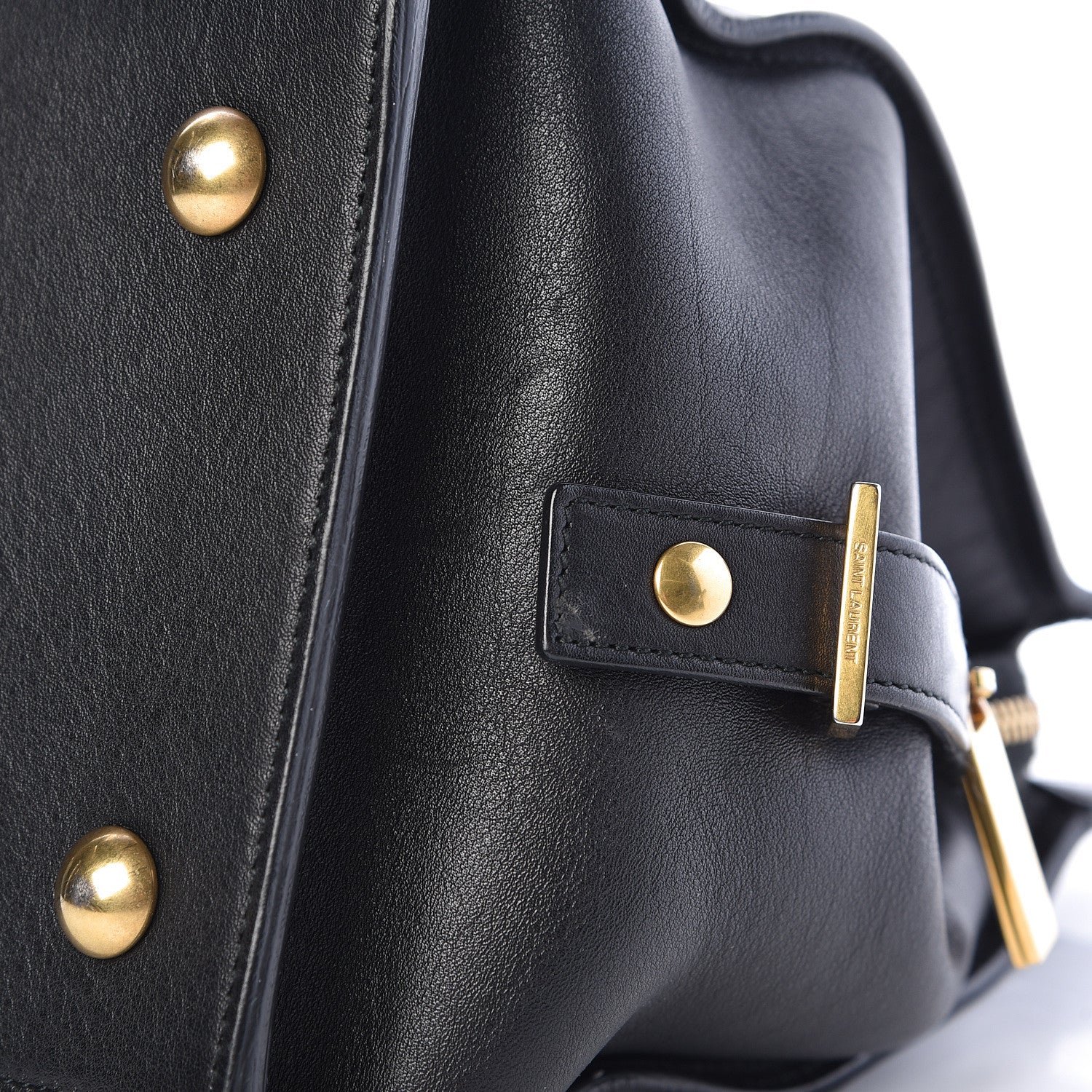Saint Laurent Calfskin Medium Classic Y Cabas Black 17 of 19