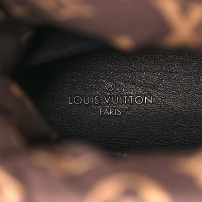 Louis Vuitton Nylon Monogram Pillow Comfort Ankle Boot 38 Black 8 of 10
