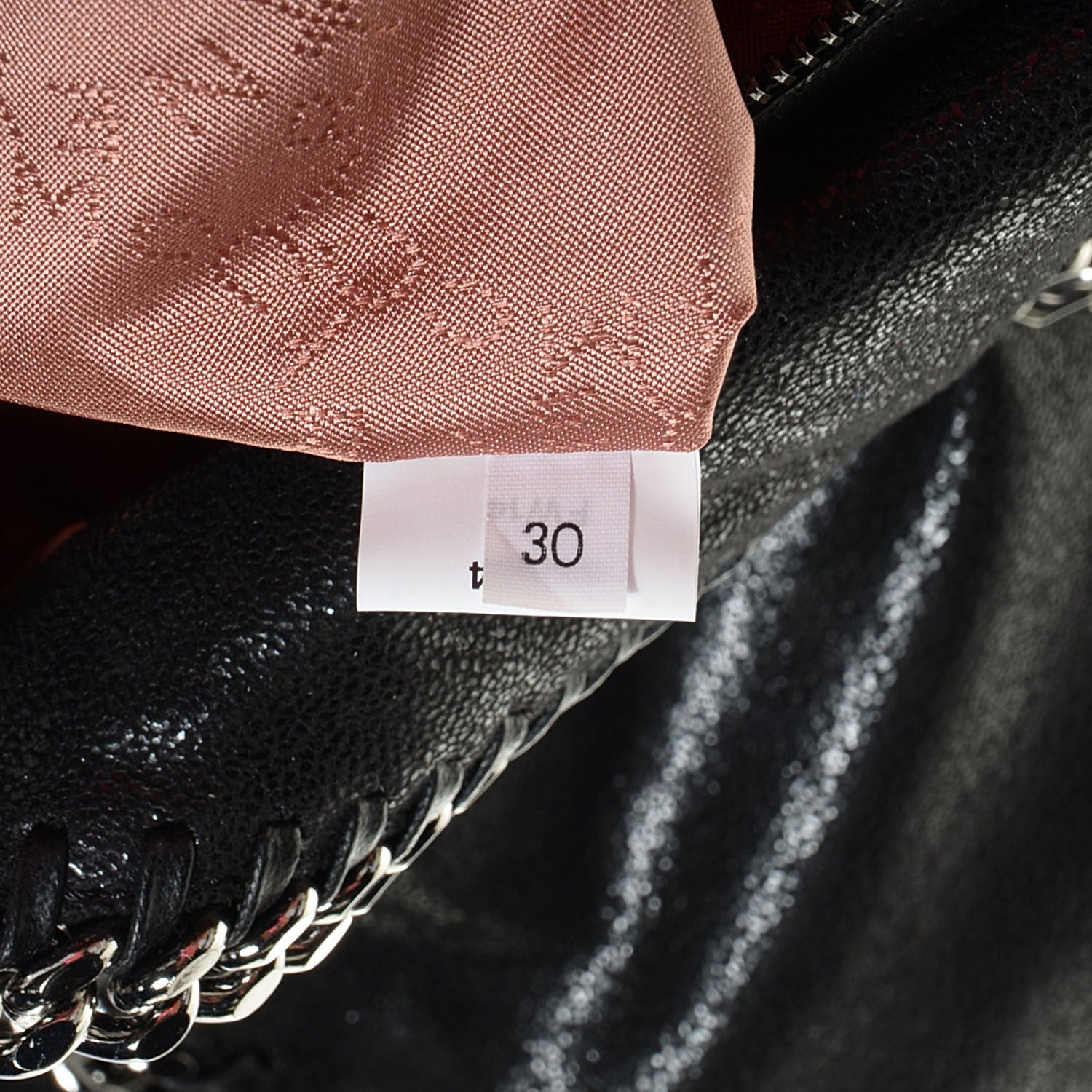 Stella McCartney Embellished Shaggy Deer Small Falabella Fold Over Tote Black 5 of 7