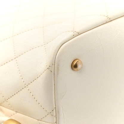 Chanel Crumpled Calfskin En Vogue Rope Hobo Bag White 14 of 15