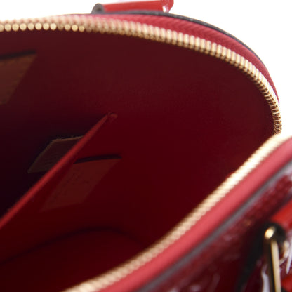 Louis Vuitton Vernis Alma BB Cherry 9 of 10