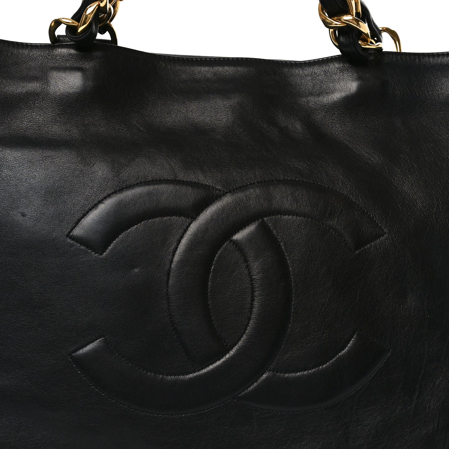 Lambskin CC Tote Black
