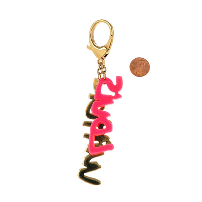 Louis Vuitton Graffiti Bag Charm Pink 2 of 4