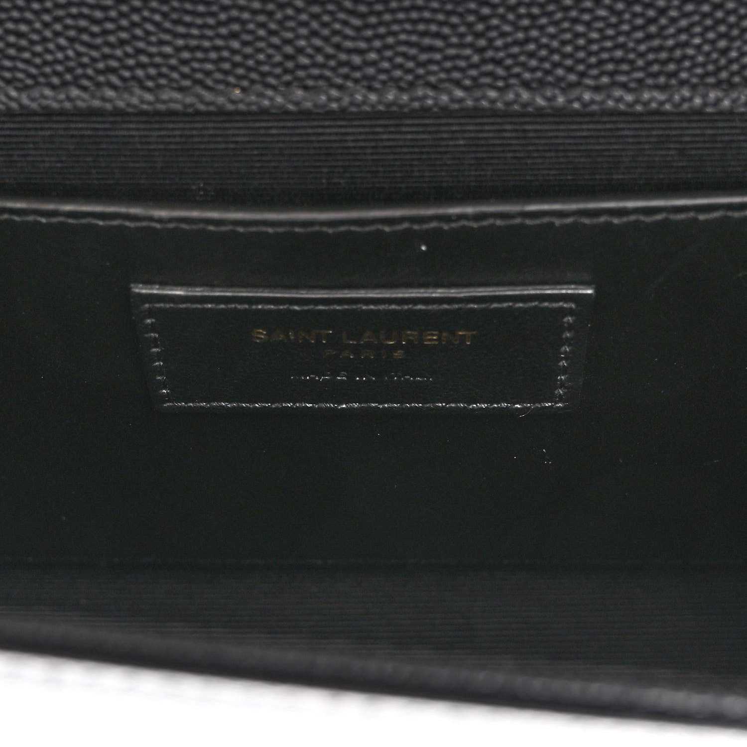 Saint Laurent Grain De Poudre Small Classic Monogram Kate Satchel Black 6 of 10