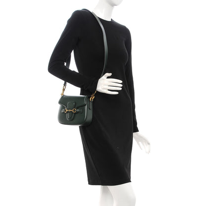 Gucci Calfskin Small Lady Web Shoulder Bag Green 3 of 8