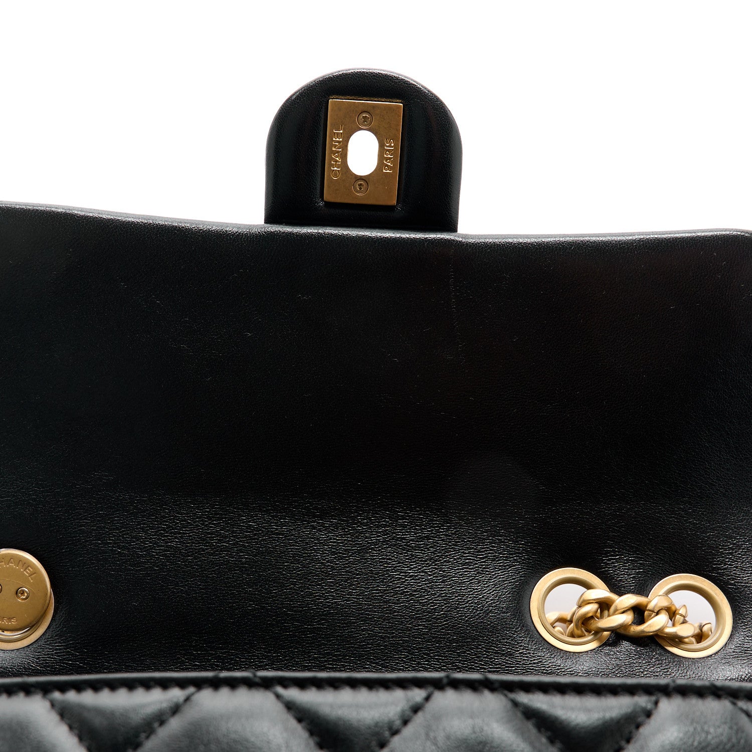 Chanel Lambskin Quilted Small Pillow Crush Flap Black 13 of 15