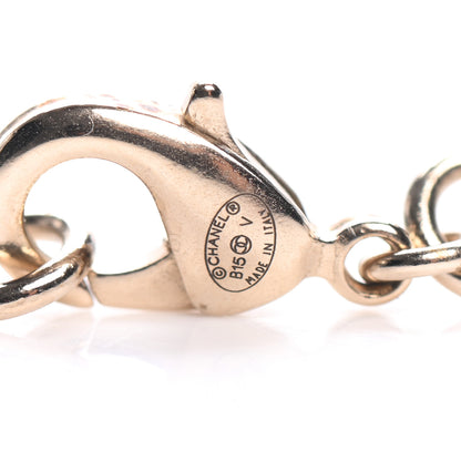 Chanel Pearl Crystal CC Pendant Necklace Gold 4 of 6