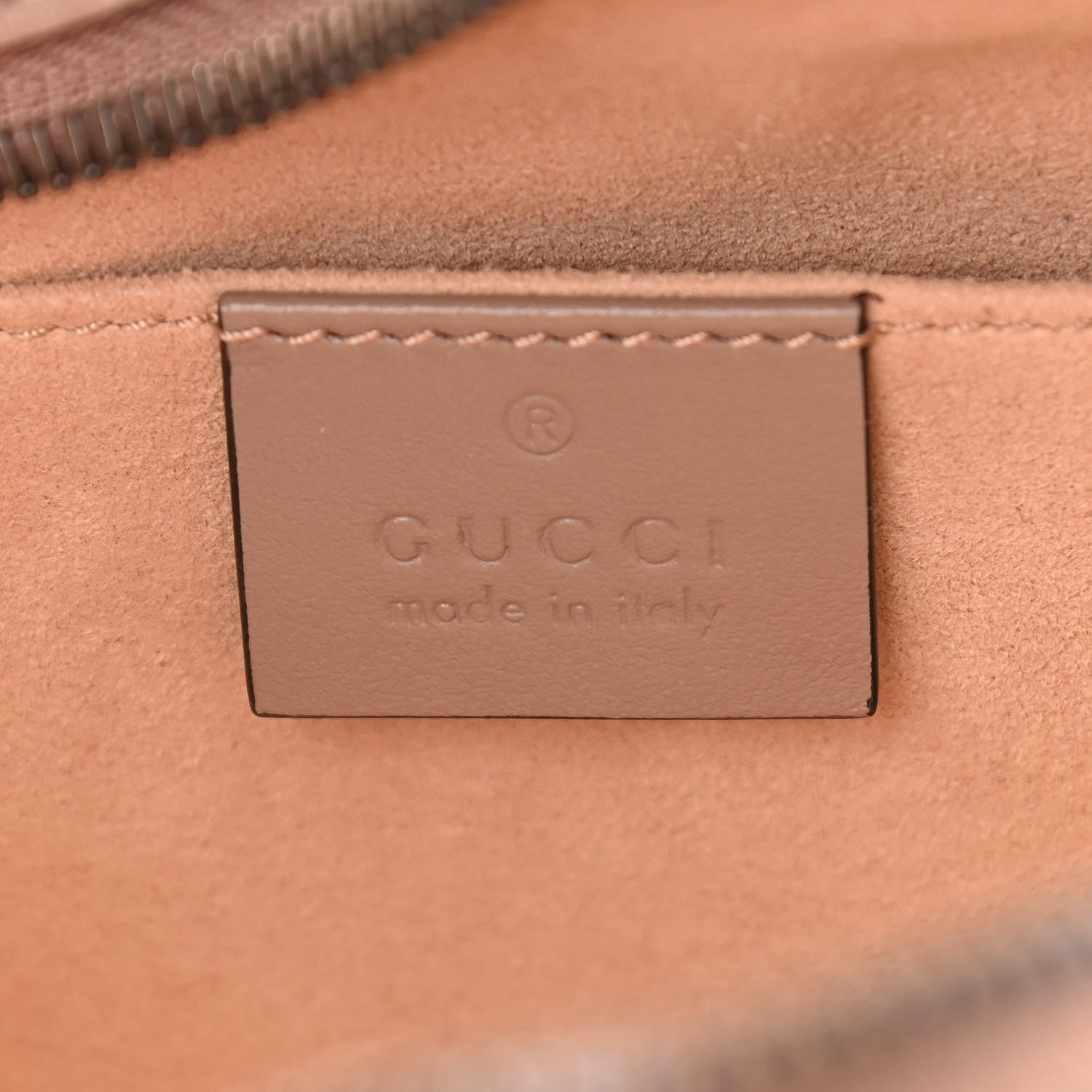 Gucci Calfskin Matelasse Small GG Marmont Chain Shoulder Bag Porcelain Rose 6 of 12