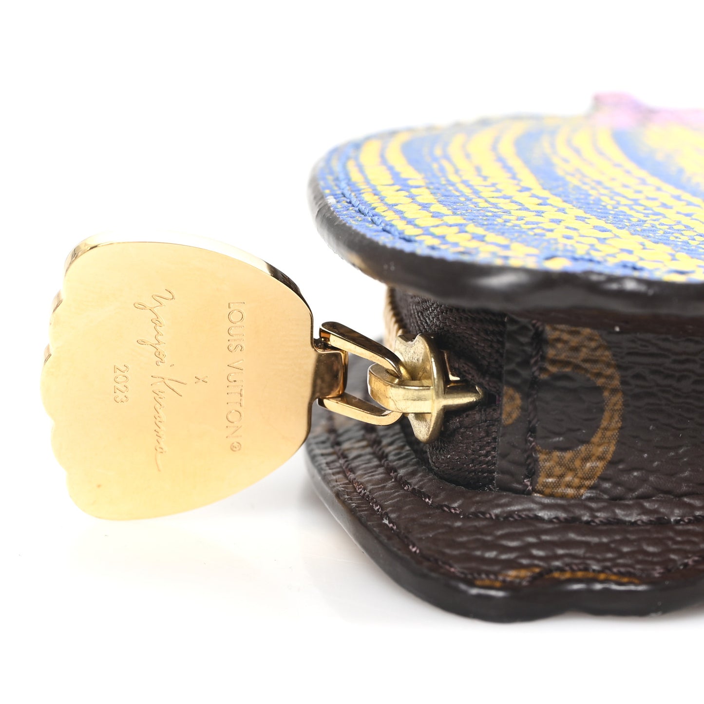 LV X YK Monogram Pumpkin Coin Purse