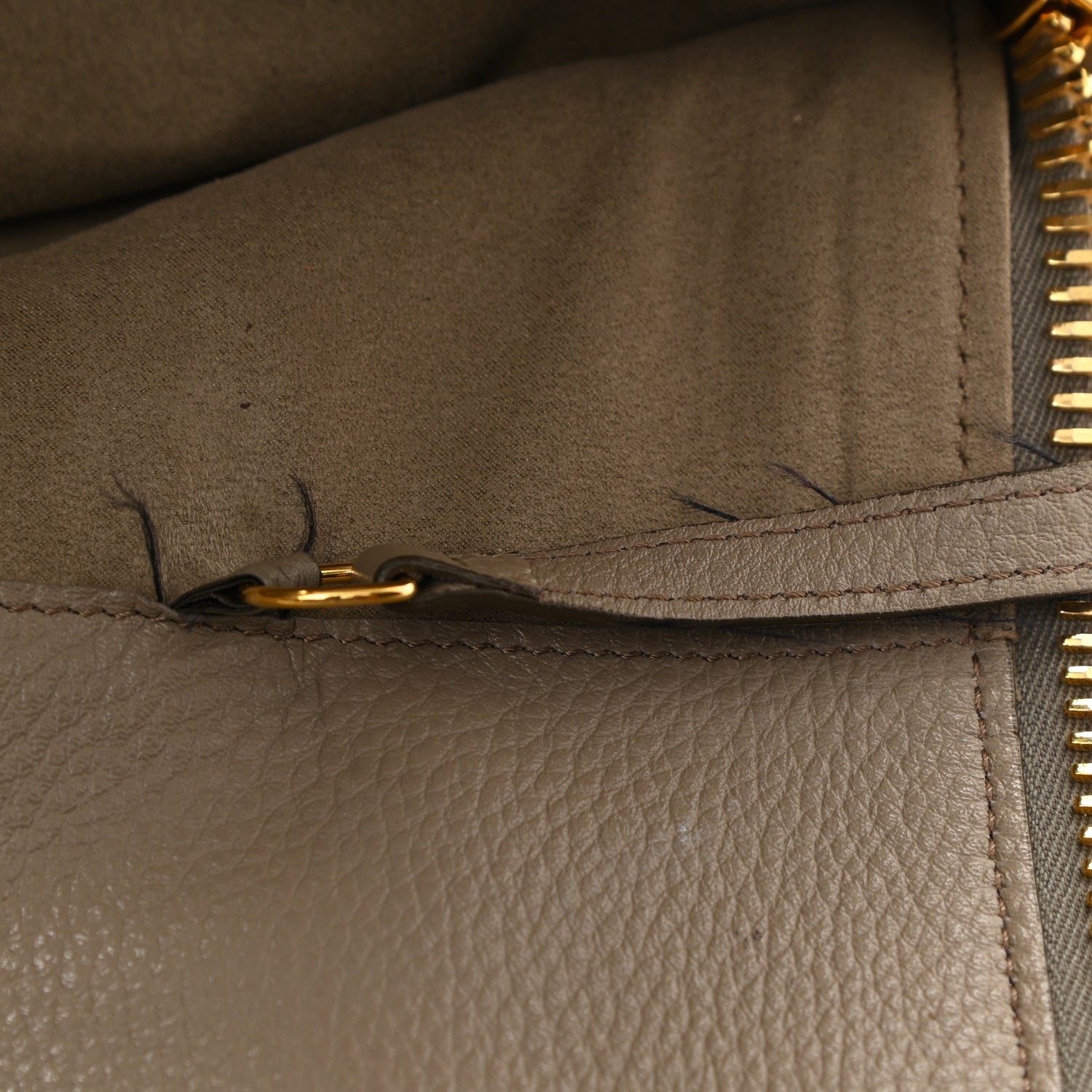 Tom Ford Ramskin Small Alix Padlock Zip Shoulder Bag Beige 11 of 13