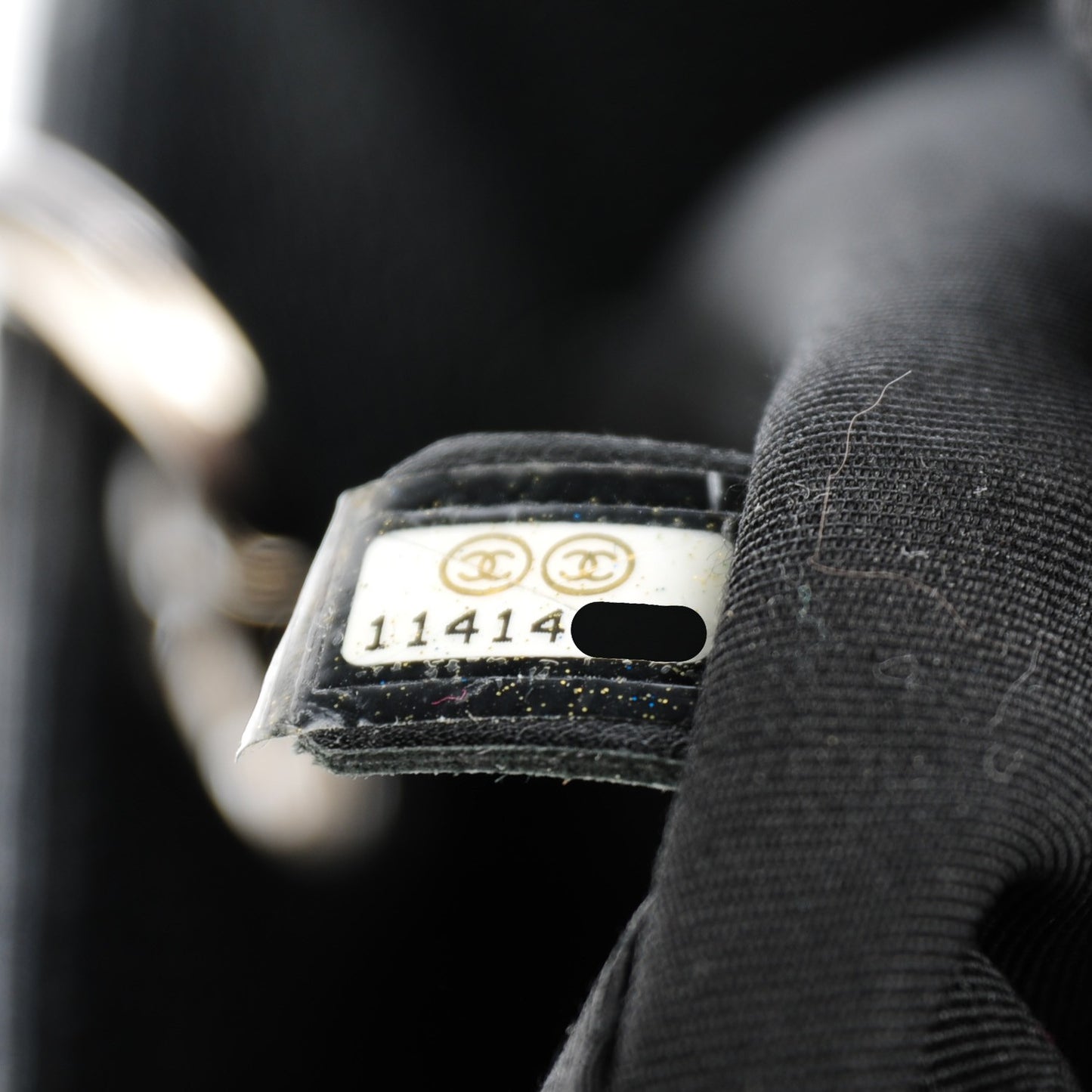 Caviar Quilted Petit Shopping Tote PST Black