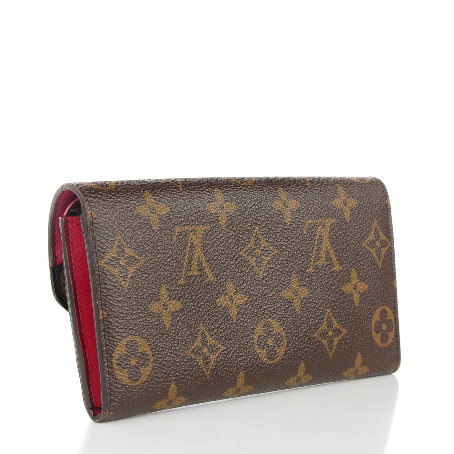 Monogram Emilie Wallet Rouge