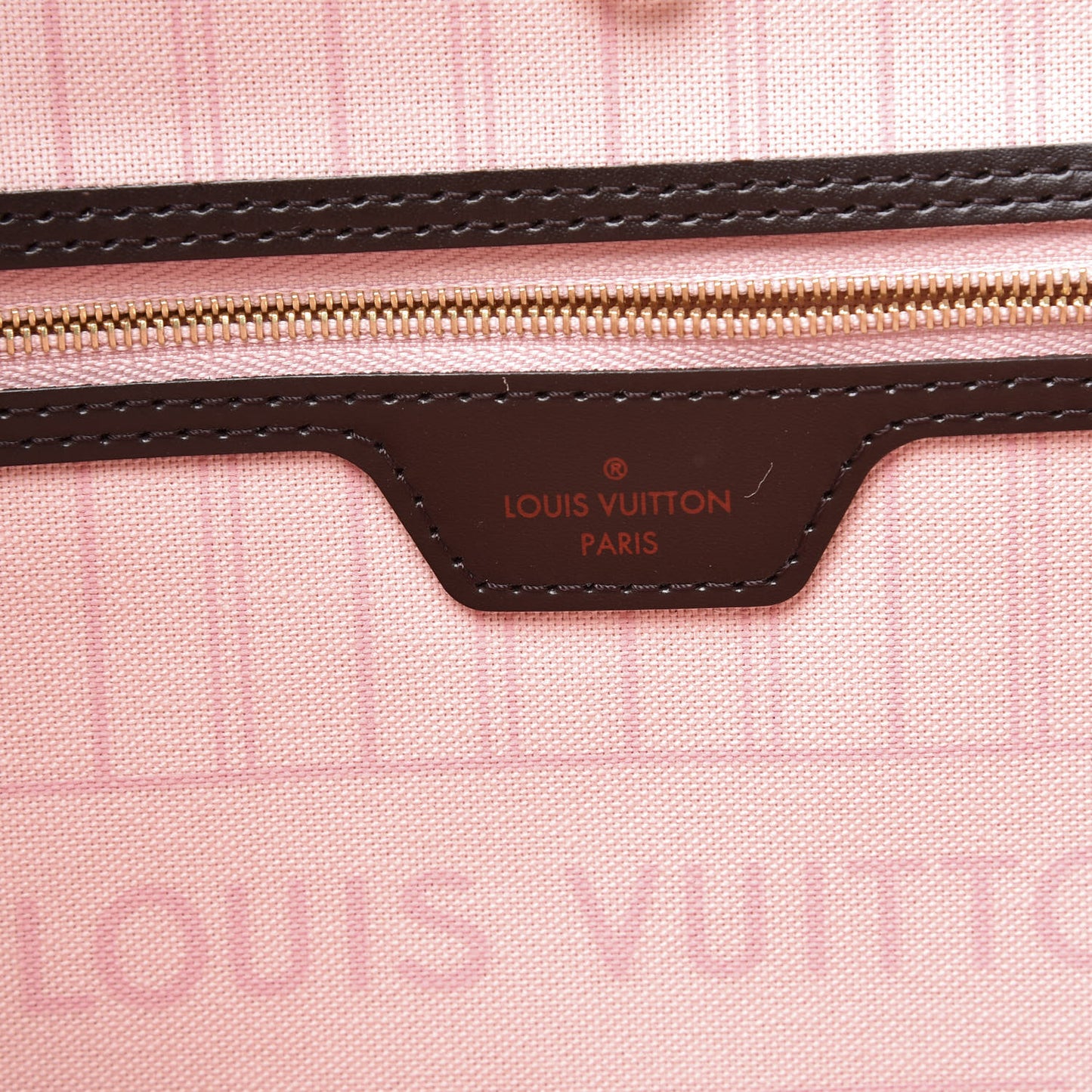 Damier Ebene Neo Neverfull MM Rose Ballerine