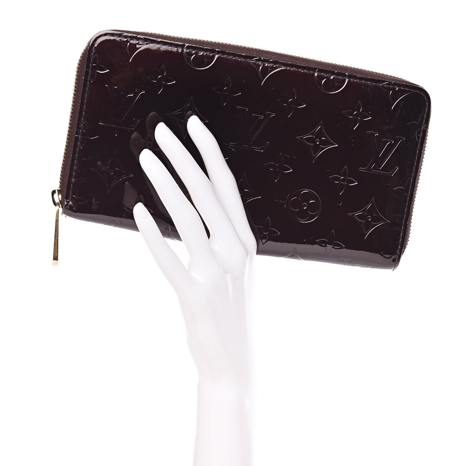 Louis Vuitton Vernis Zippy Wallet Amarante 2 of 11