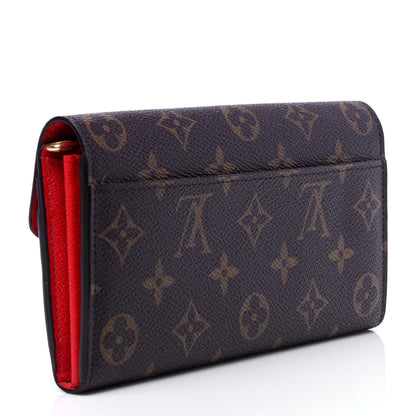 Louis Vuitton Monogram Sarah Wallet NM Coquelicot 2 of 5
