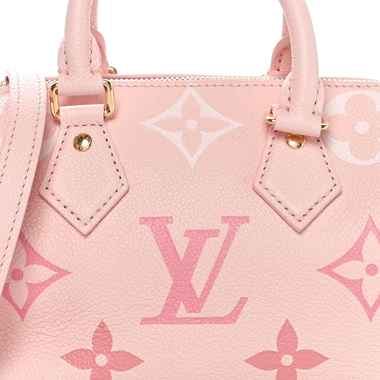 Louis Vuitton Empreinte Monogram Giant Speedy Bandouliere 20 Degrade Rose Pink 7 of 9