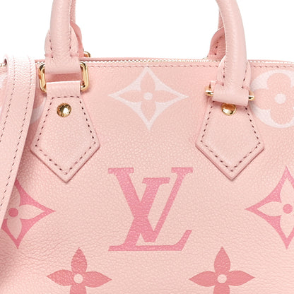 Louis Vuitton Empreinte Monogram Giant Speedy Bandouliere 20 Degrade Rose Pink 7 of 9