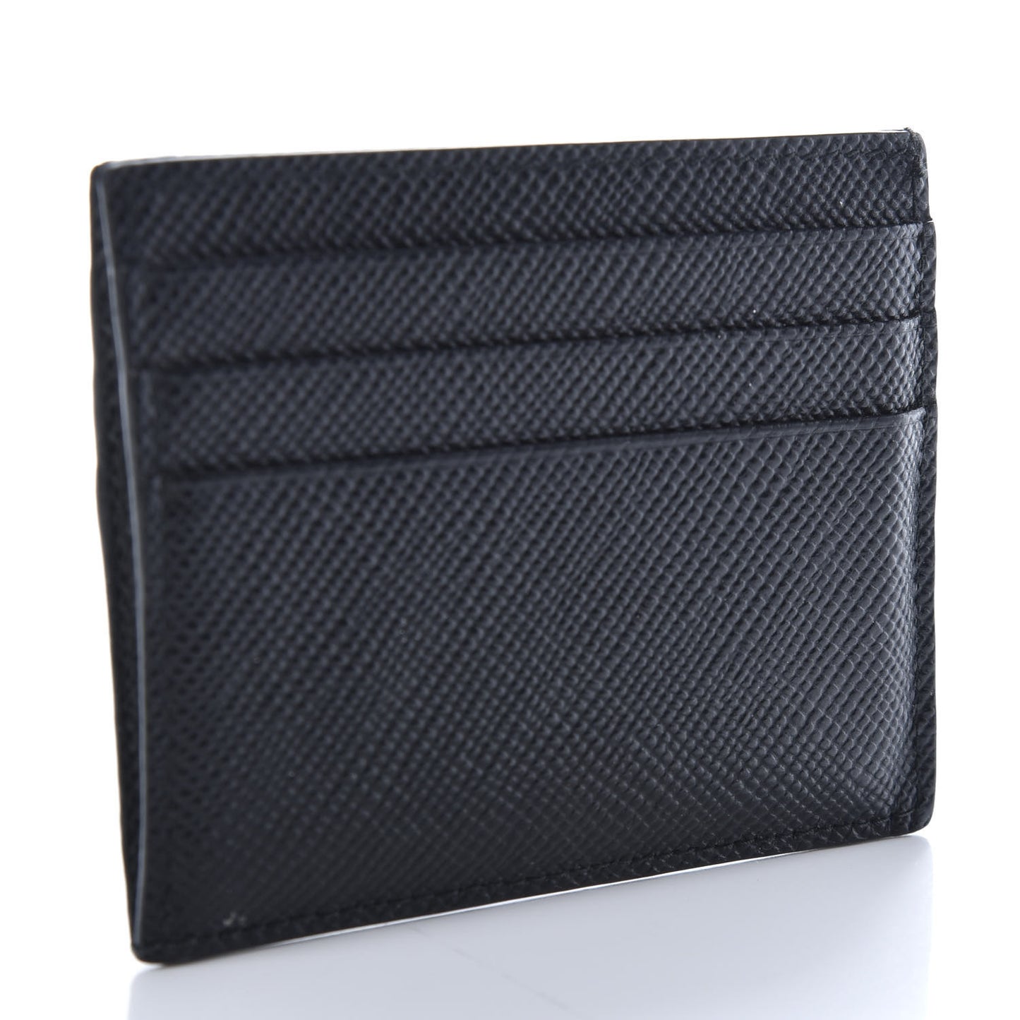 Saffiano Card Holder Black