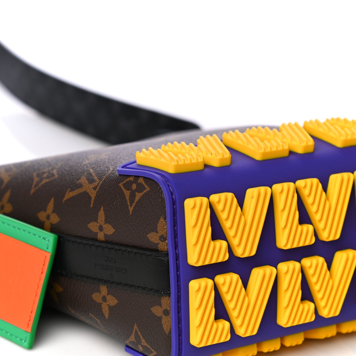 Monogram LV Rubber Cruiser Messenger Multicolor