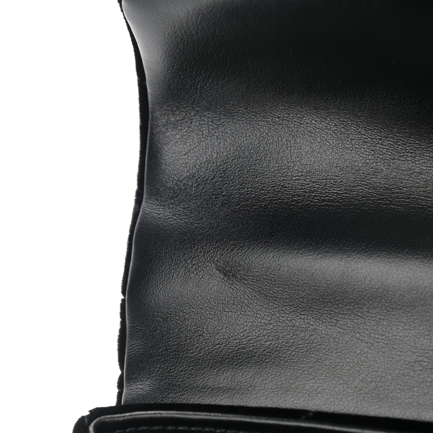 Saint Laurent Velvet Y Quilted Monogram Toy Loulou Chain Satchel French Black 11 of 11